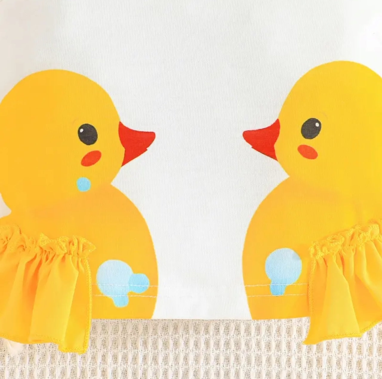 Duck-Duck-Cute 2 PC Short Set