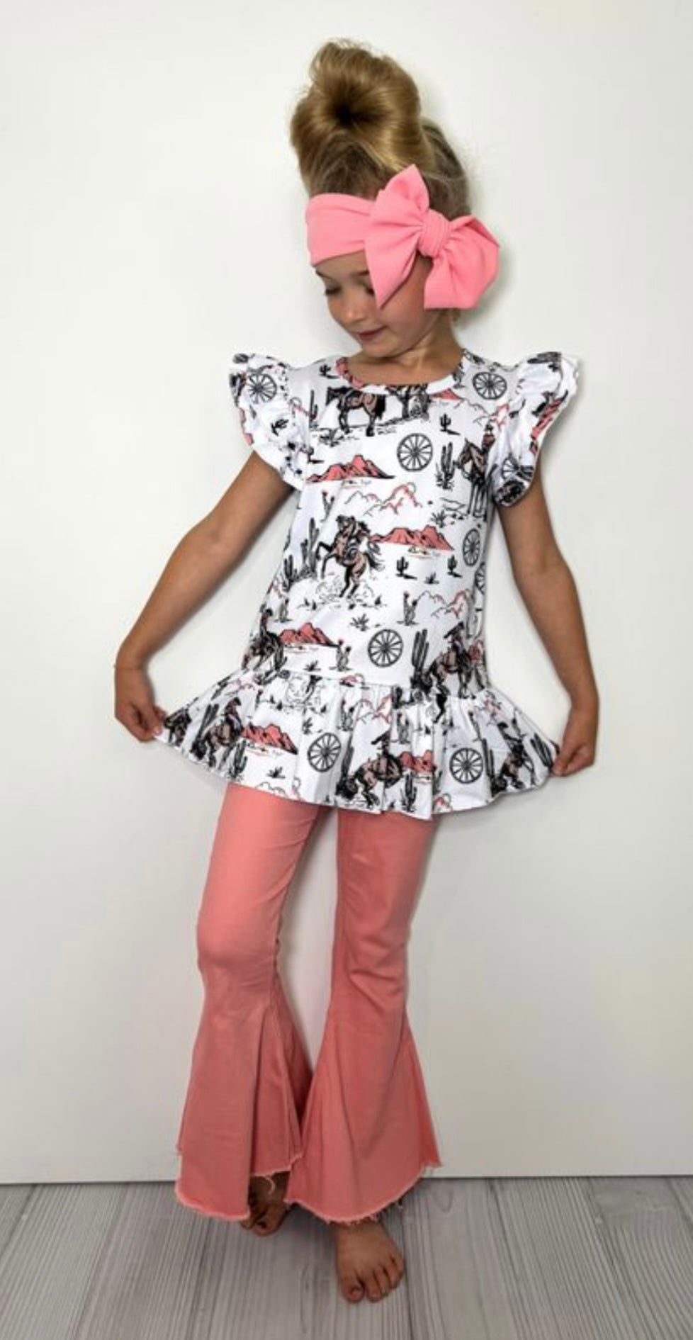 Coral Frontier 2 piece bell pant set