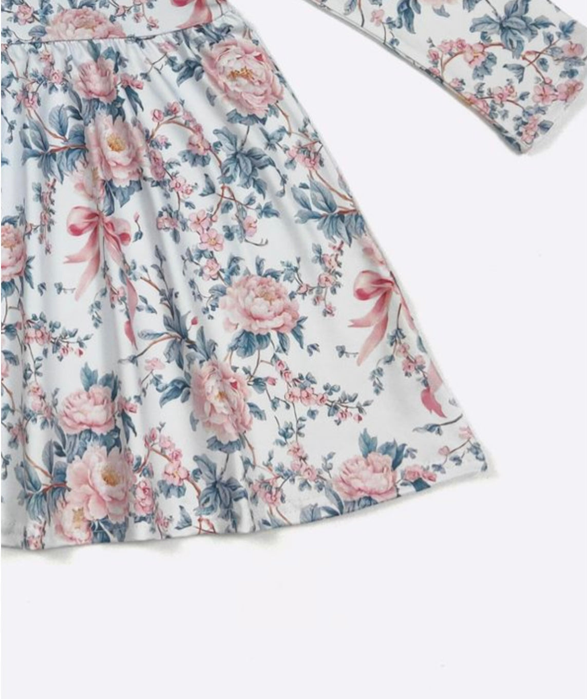 Ribbon Whisper Girl's Long Sleeve Dress