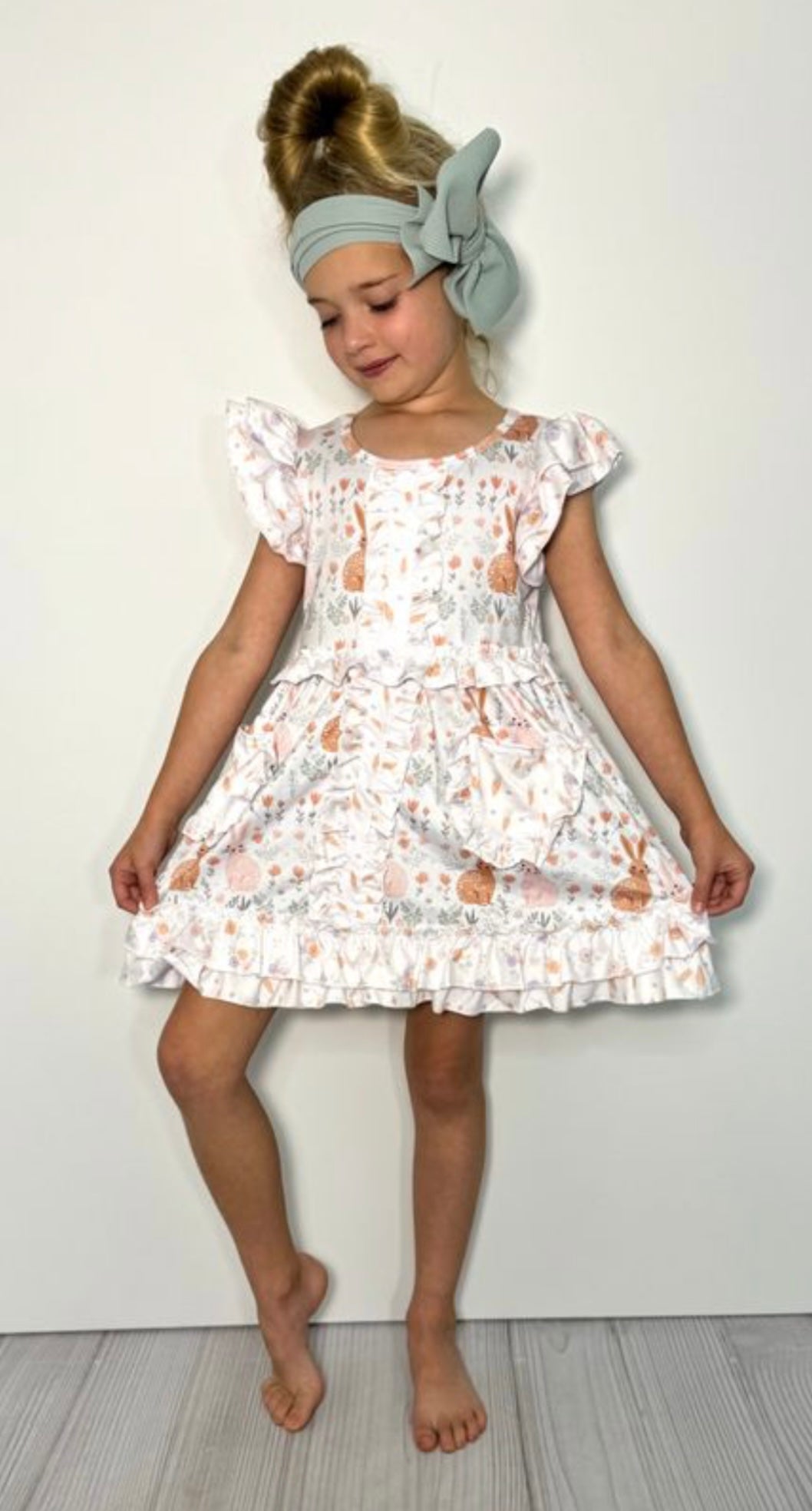 Carrot Top Bunny-Girl's Dress