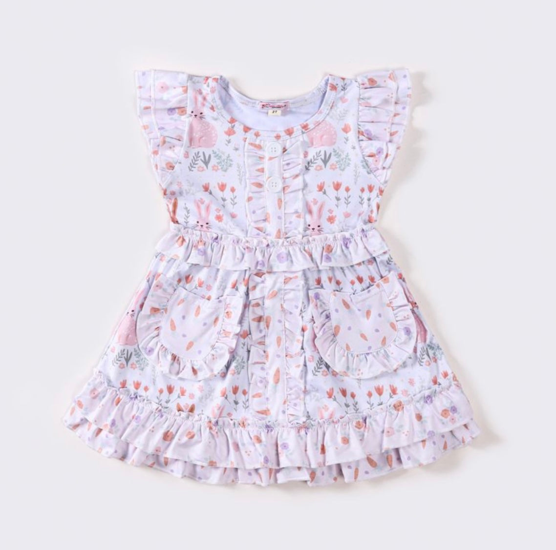 Carrot Top Bunny-Girl's Dress