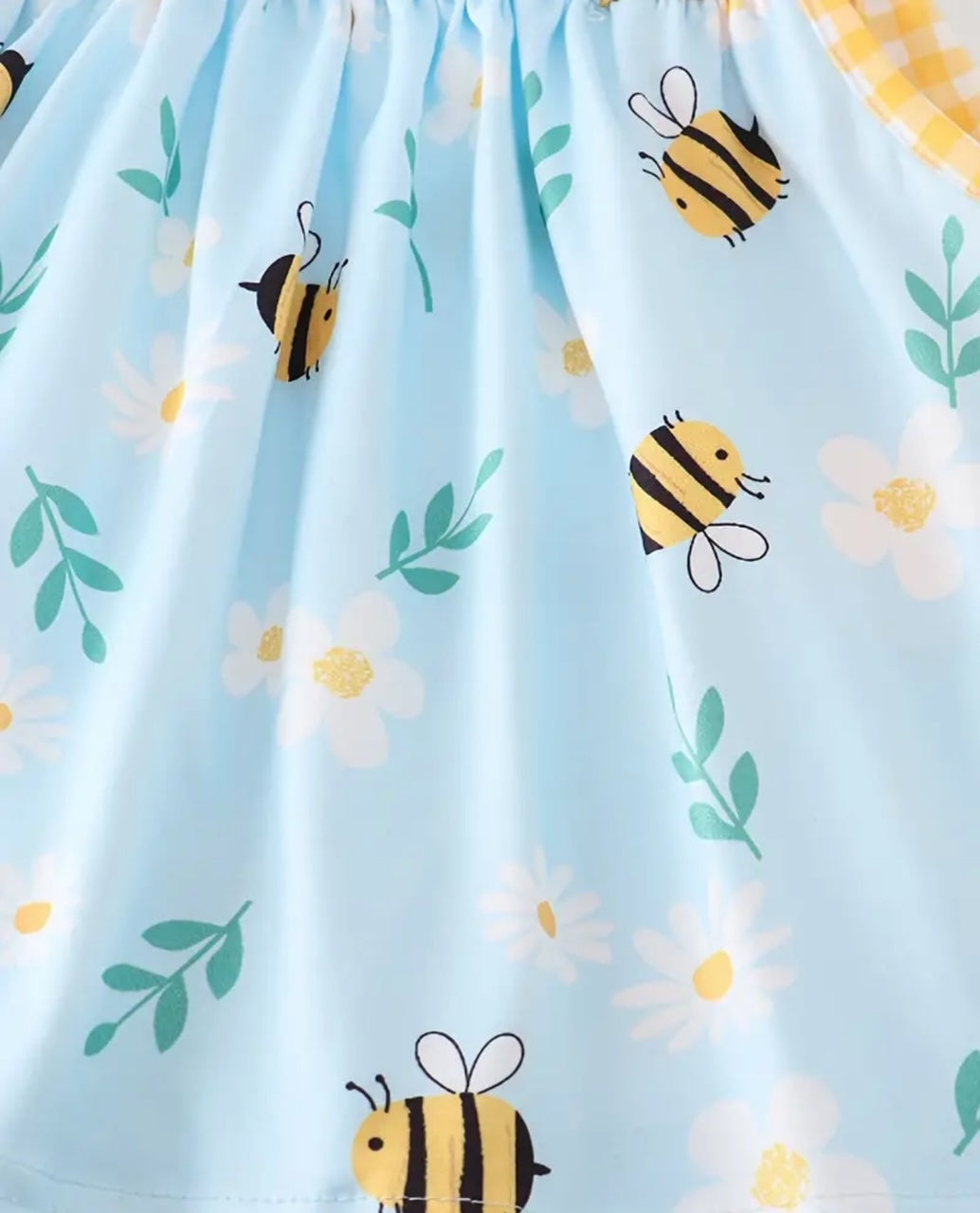 Bee-ing pretty short sleeve A-line Dress