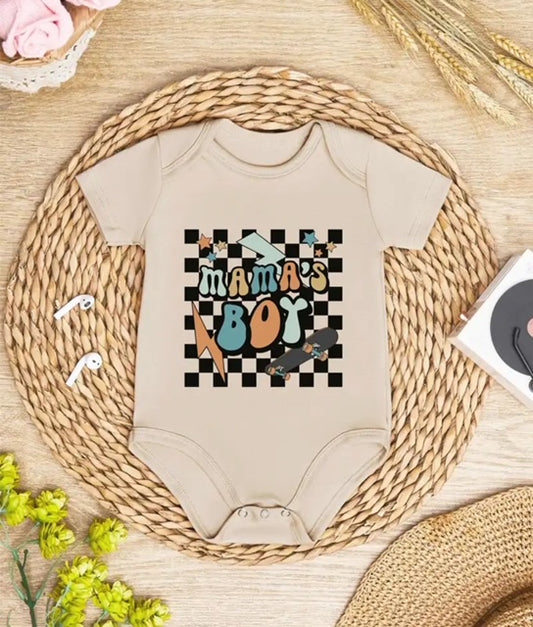 Mama's Boy Short Sleeve Onesie