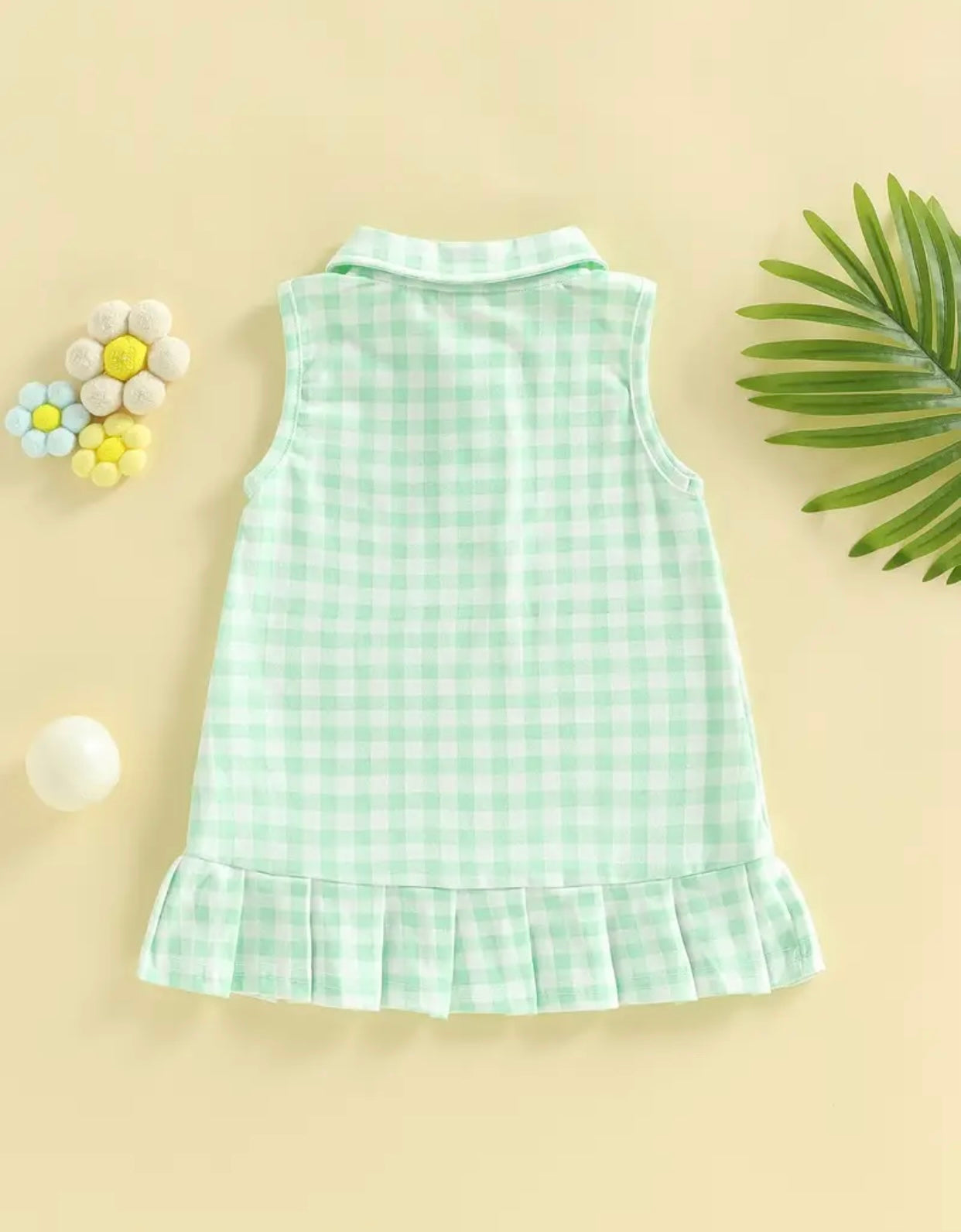 Gingham Golfer Girl's Dress