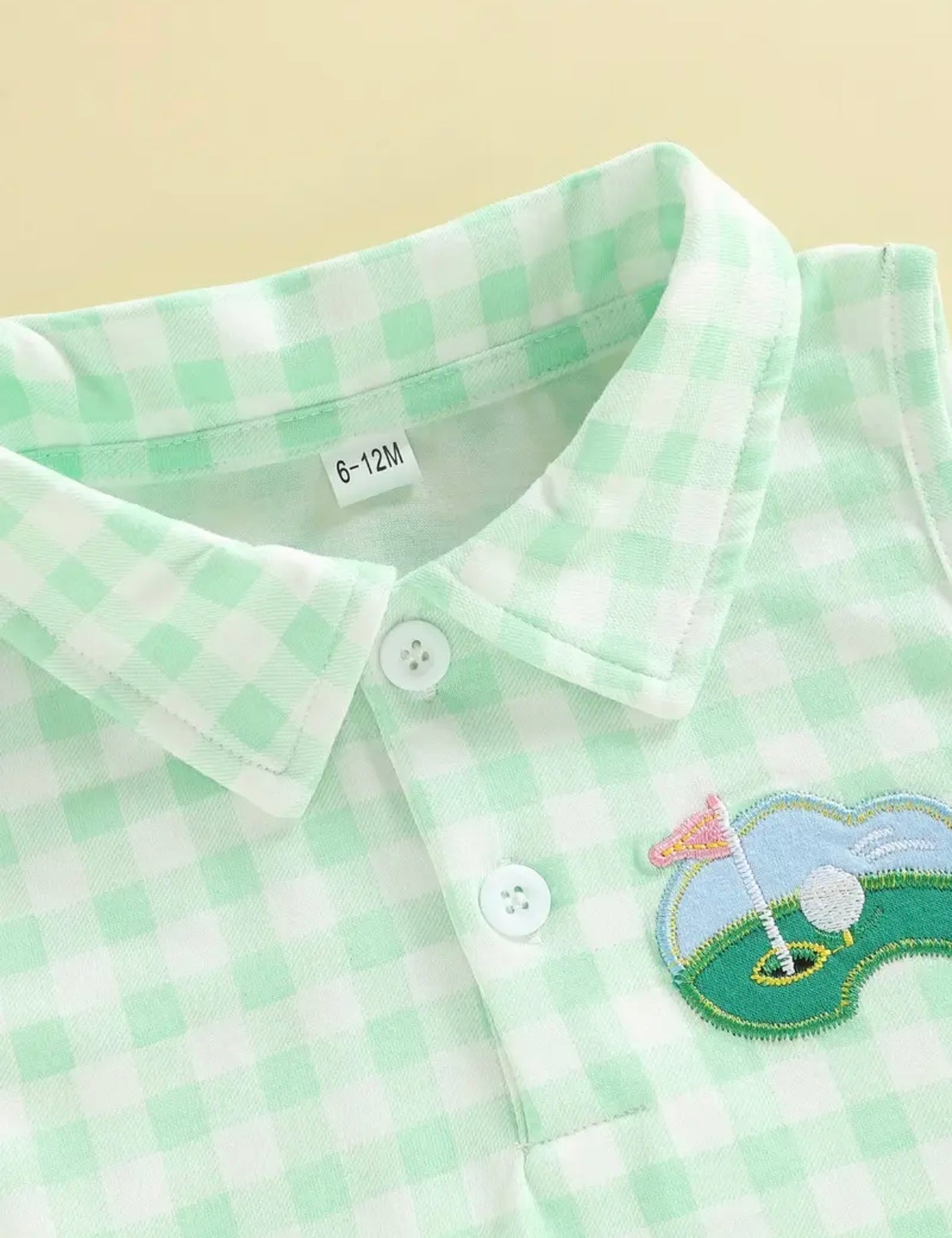 Gingham Golfer Girl's Dress