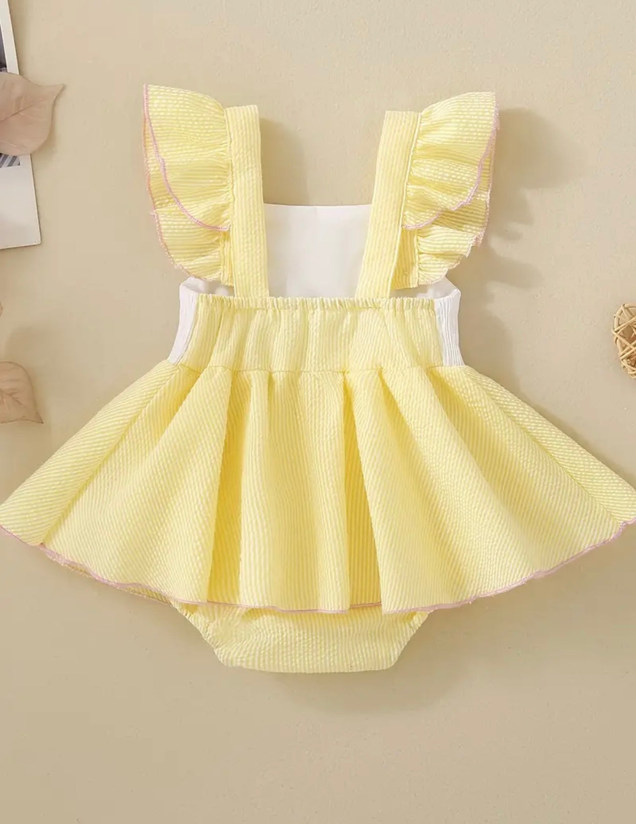 Baby Bee Halter Romper