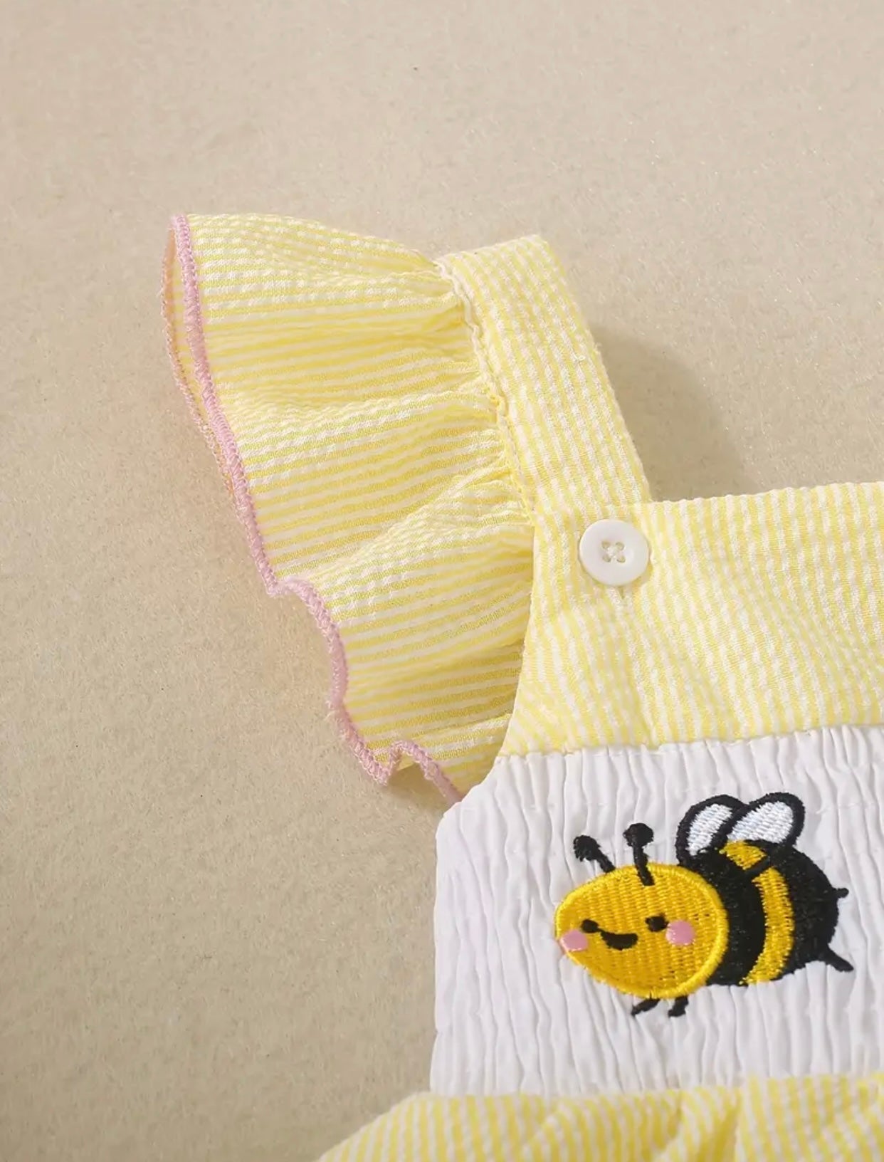 Baby Bee Halter Romper