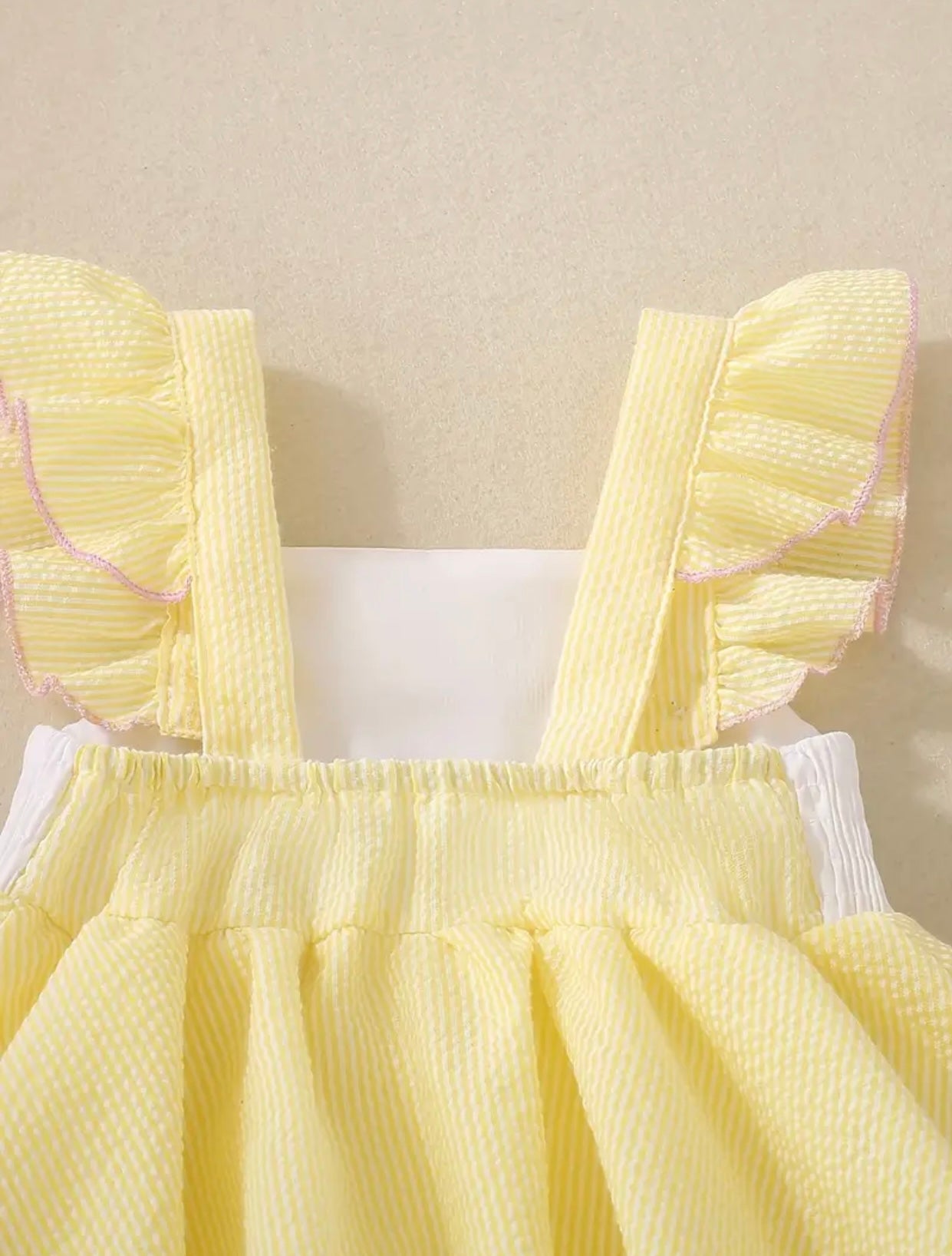 Baby Bee Halter Romper