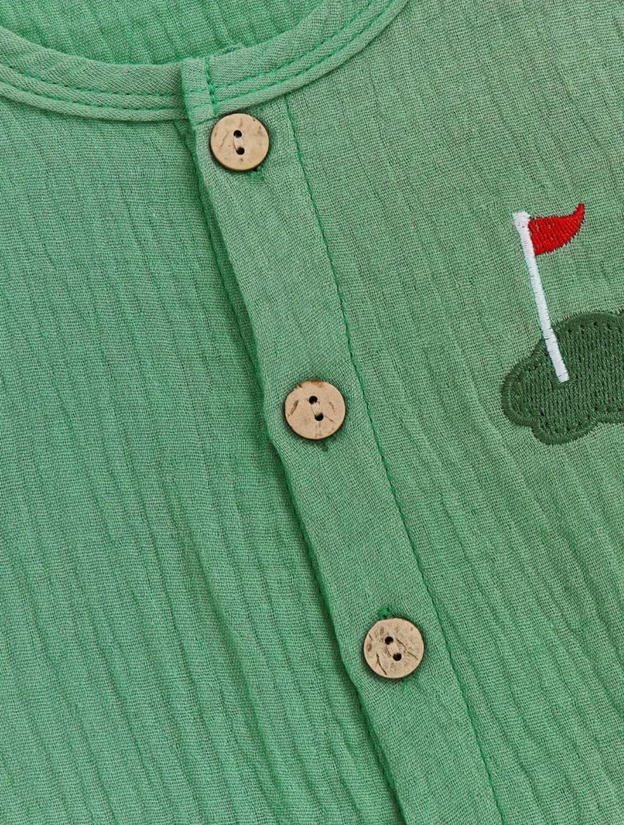 Hole-in-One Shorty Romper