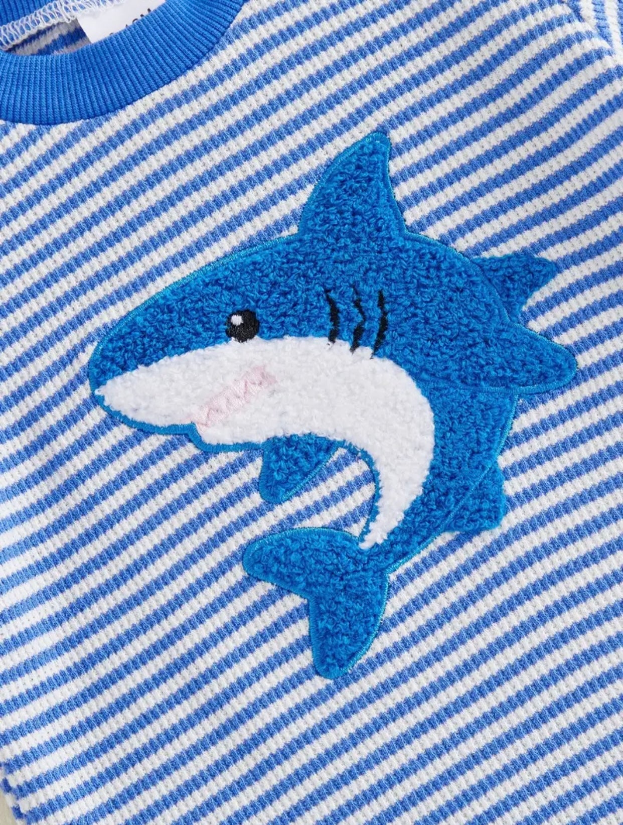 Shark Stripe 2-piece short set