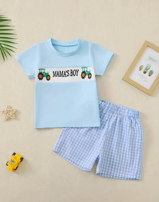 Mama's Farm Boy 2-piece short set