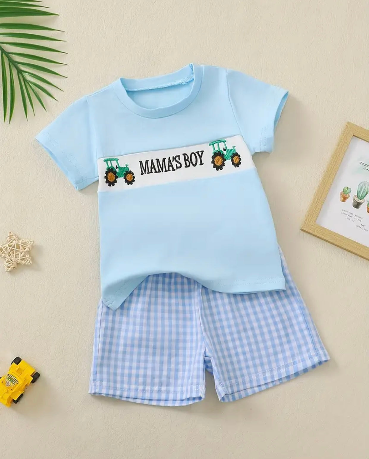 Mama's Farm Boy 2-piece short set