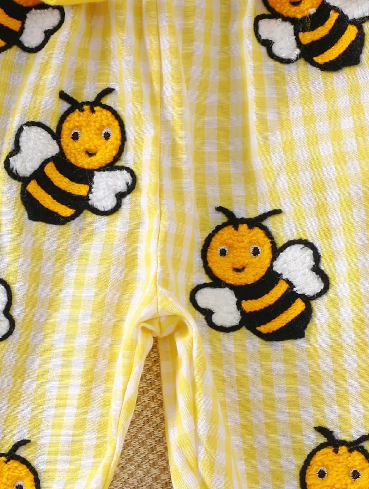 Bee-You-tiful pant ruffle romper