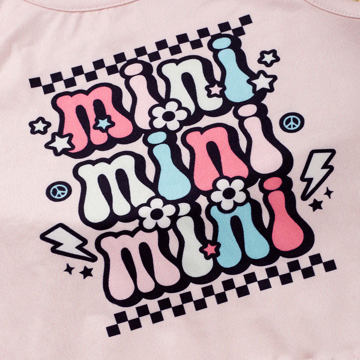 Mini + Mama - Girl's Sleeveless, Fringe Bottom Tank