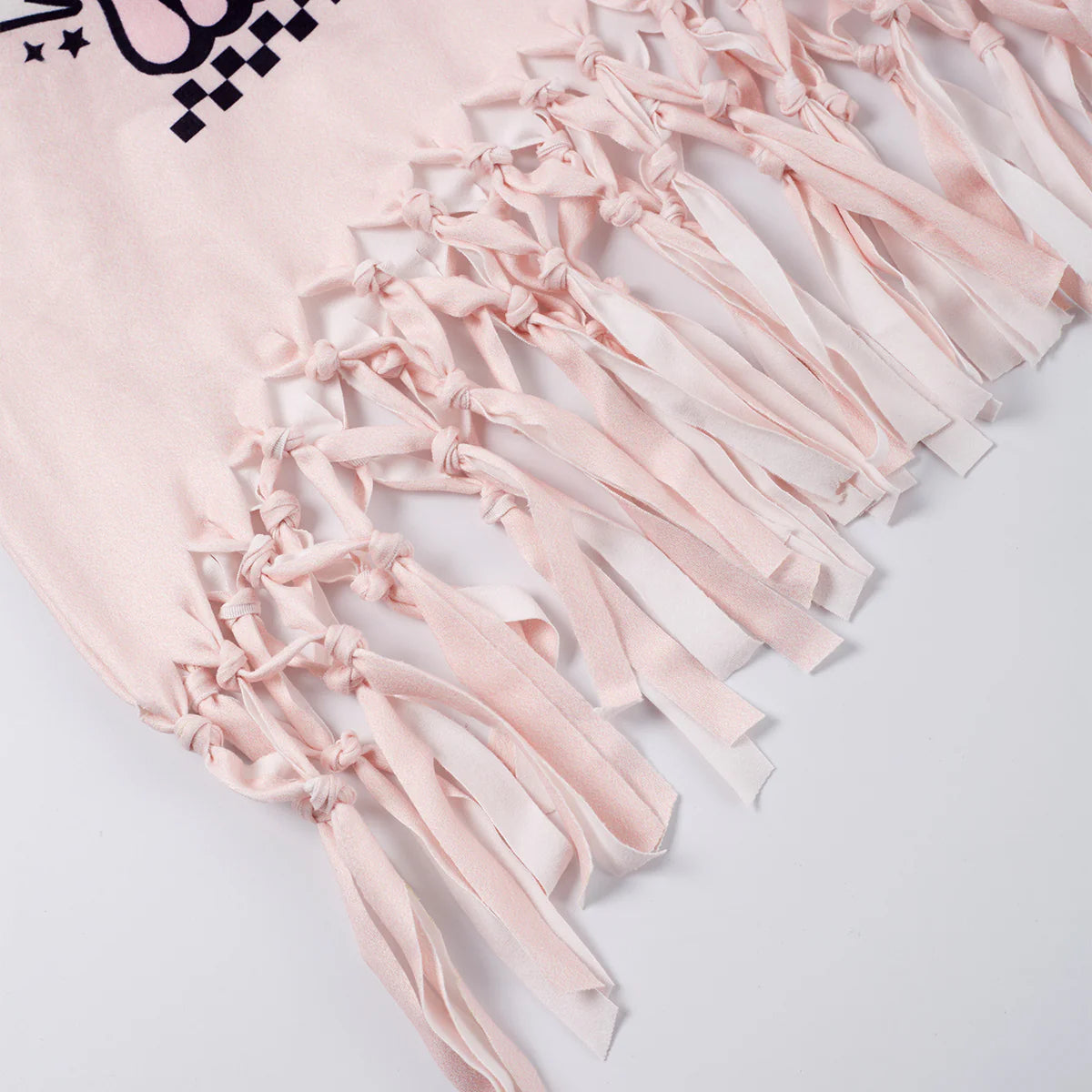 Mini + Mama - Mom's Sleeveless, Fringe Bottom Tank