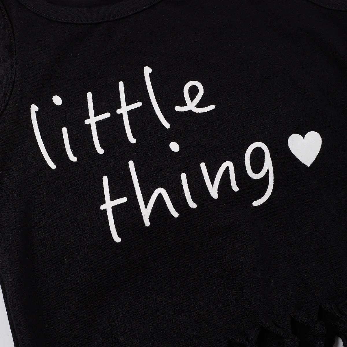 Little Thing- Mommy + Me Girl's fringe tank top
