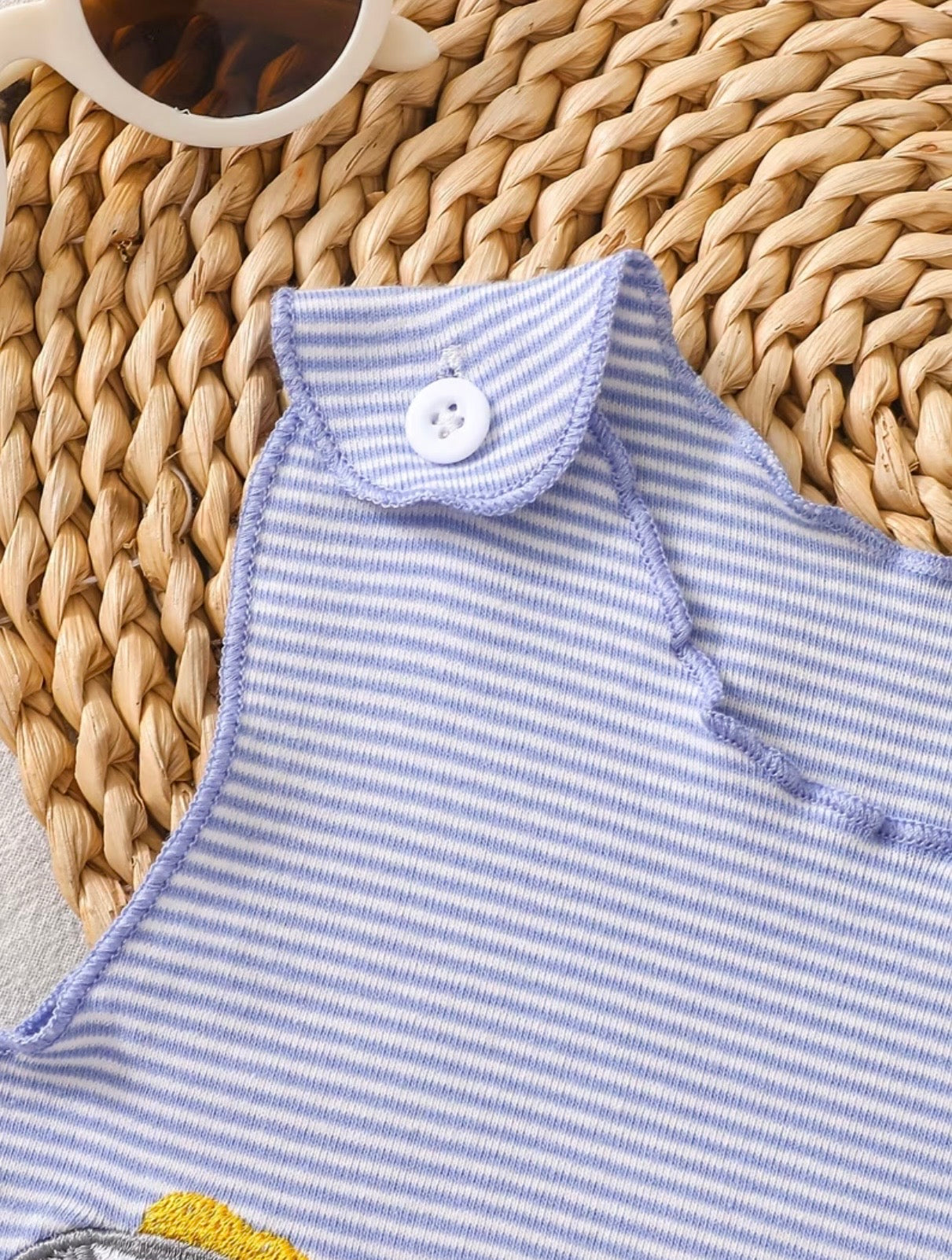 Friendly Fish shorty romper