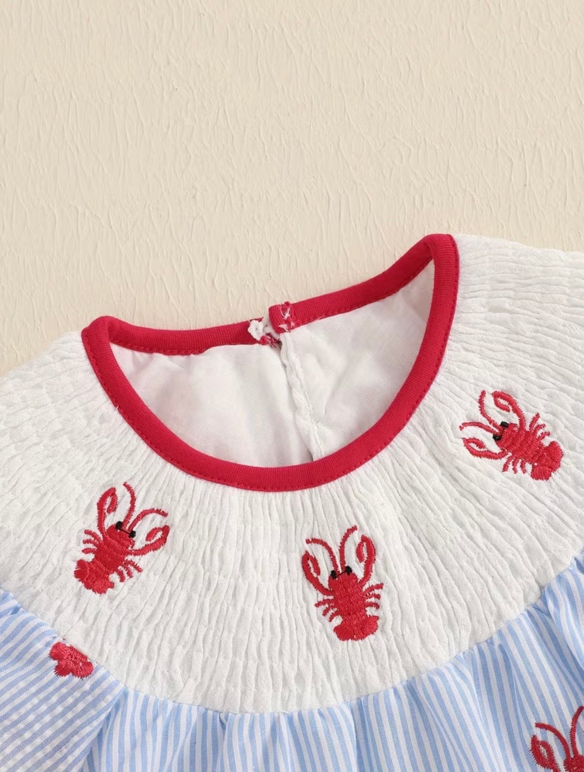 Lobster Boil Smocked Dress