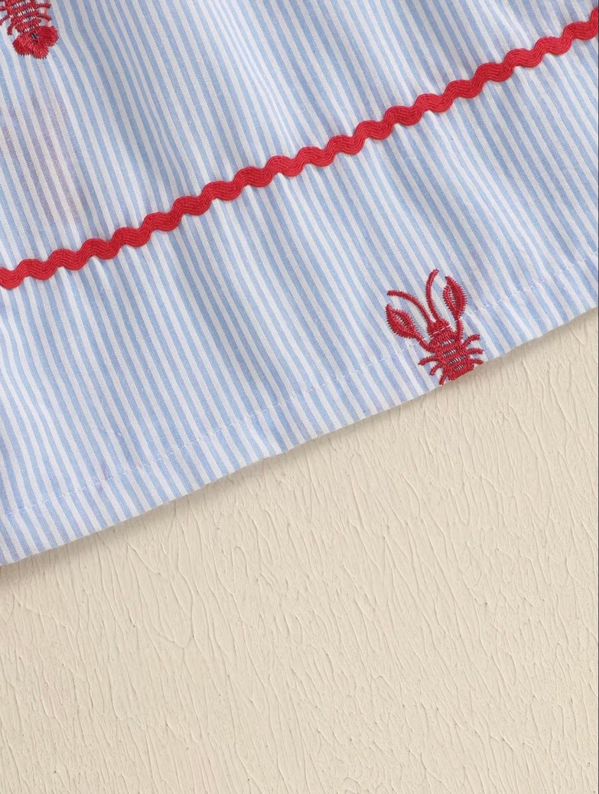 Lobster Boil Smocked Dress