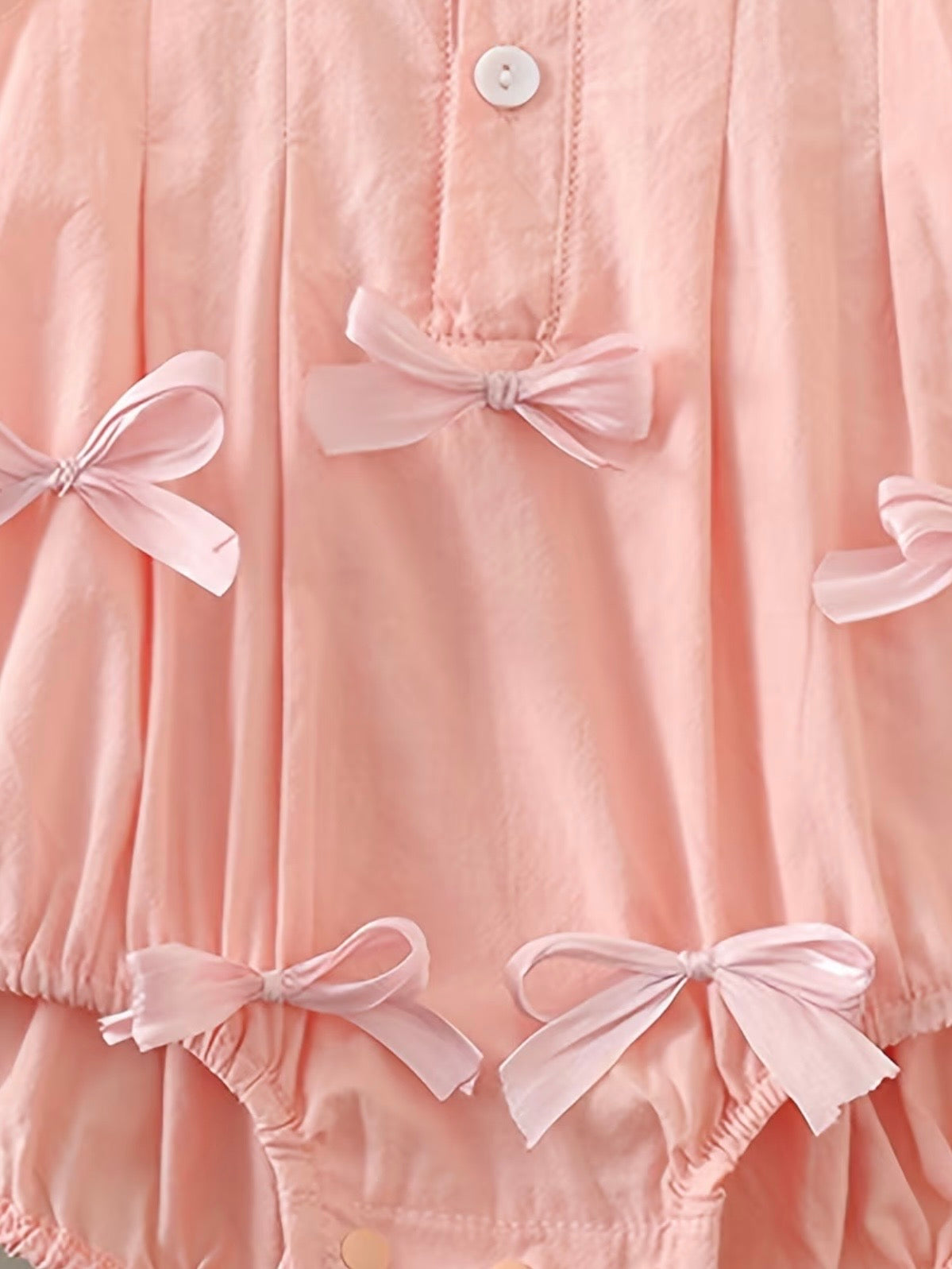 Bows and Girl's Romper