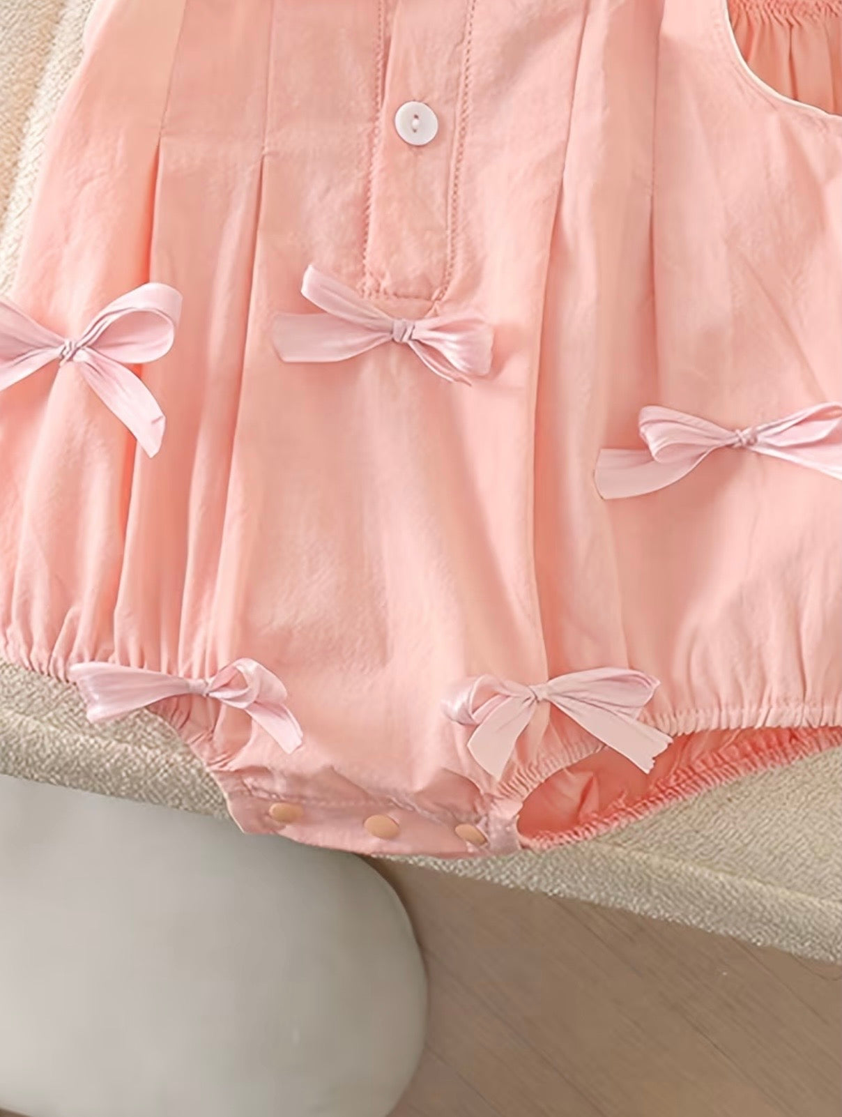 Bows and Girl's Romper