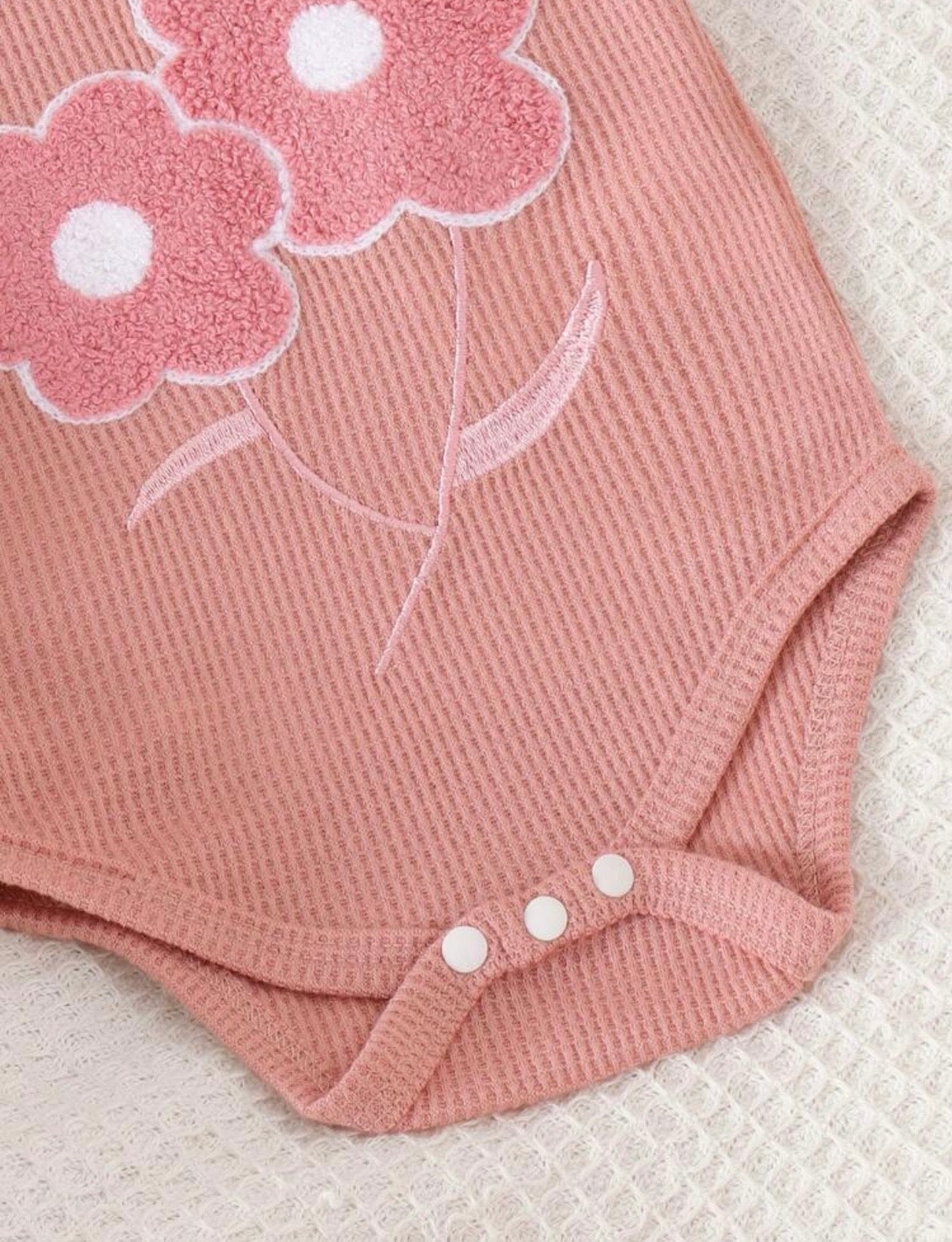 Dusty Rose 3-pc Bummie set