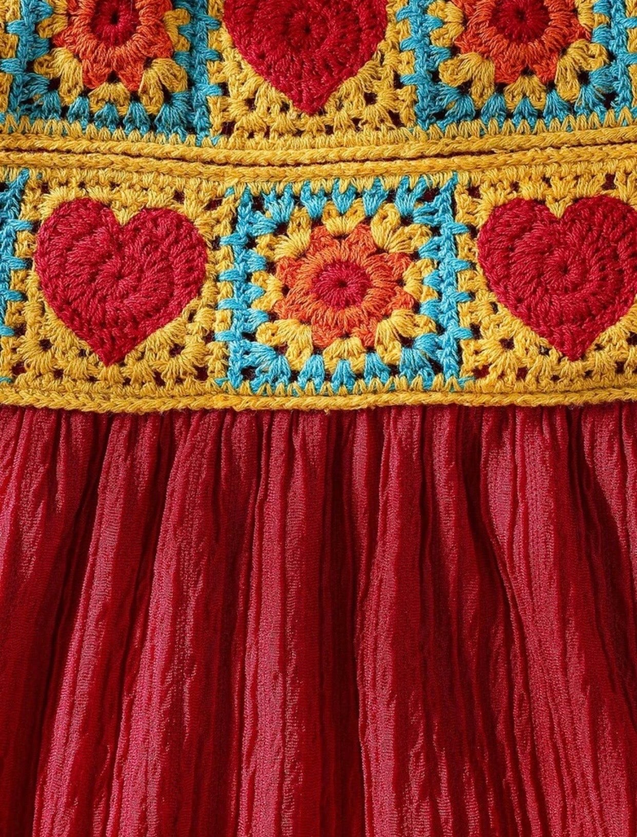 Love in the air color block embroidered bubble romper