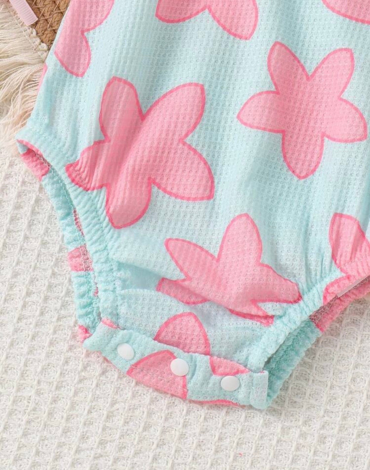 Pink starfish 3-pc Bummie set