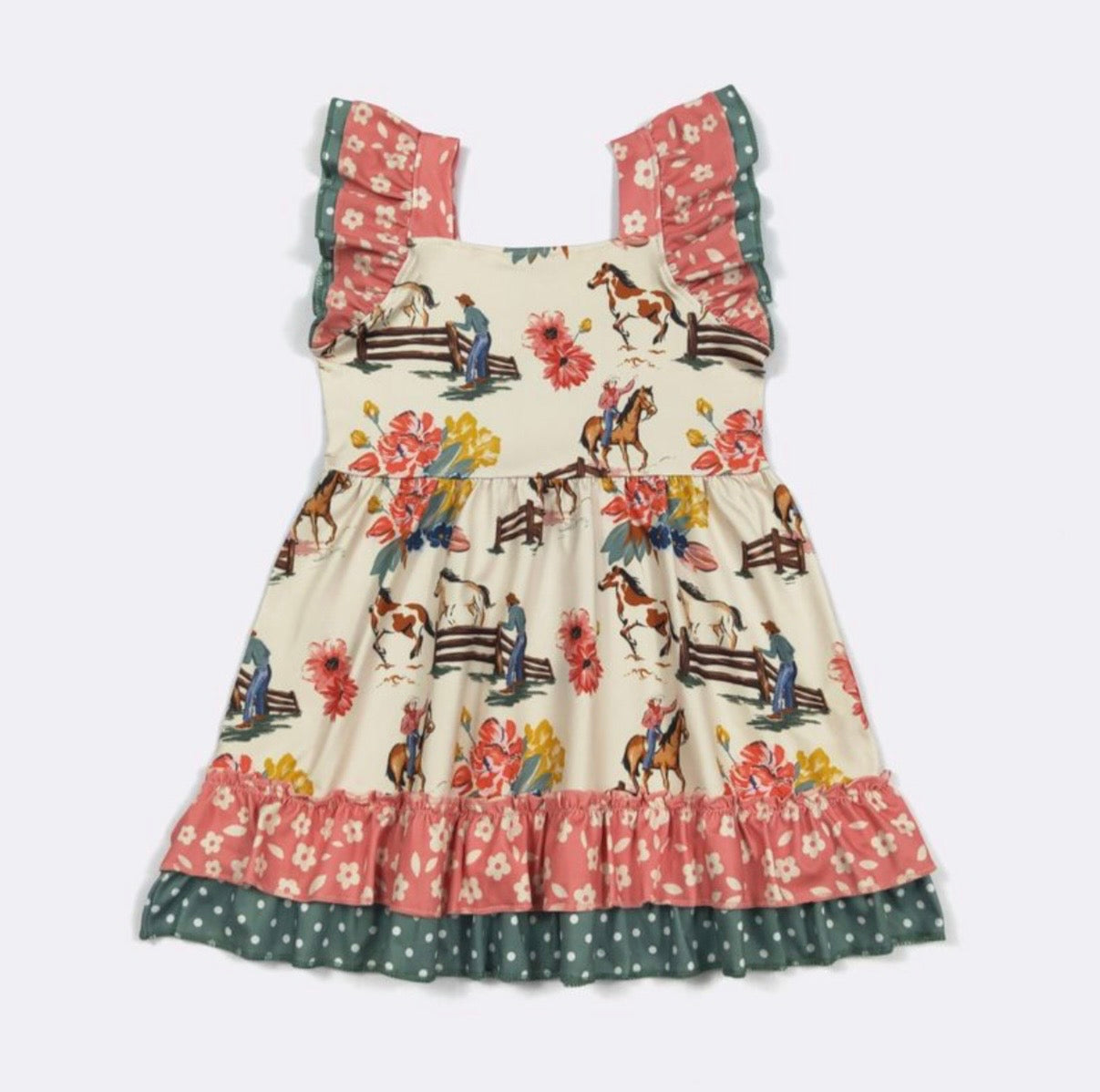 Calamity Jane flutter sleeve Dress