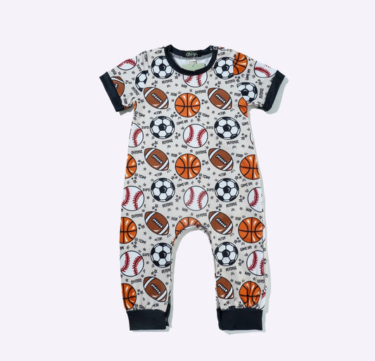 Balls Out Sport Lovers Romper