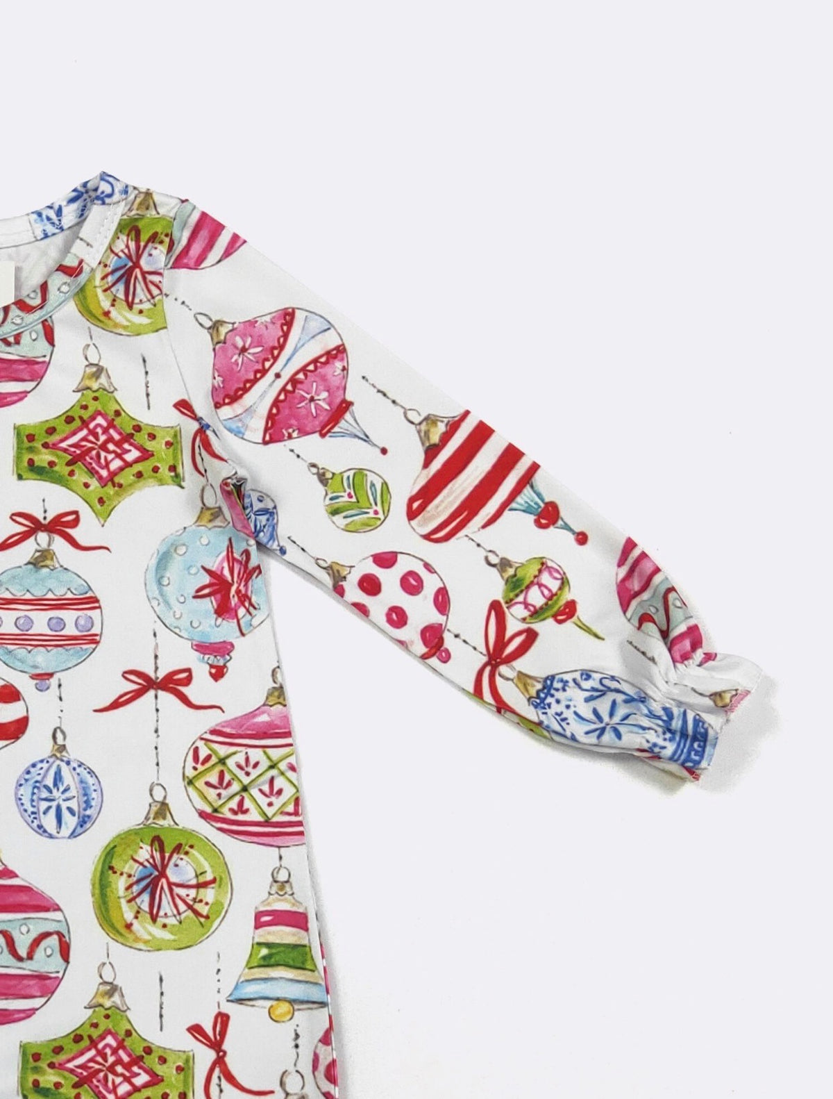 Glass Ornament Infant Girl's Romper