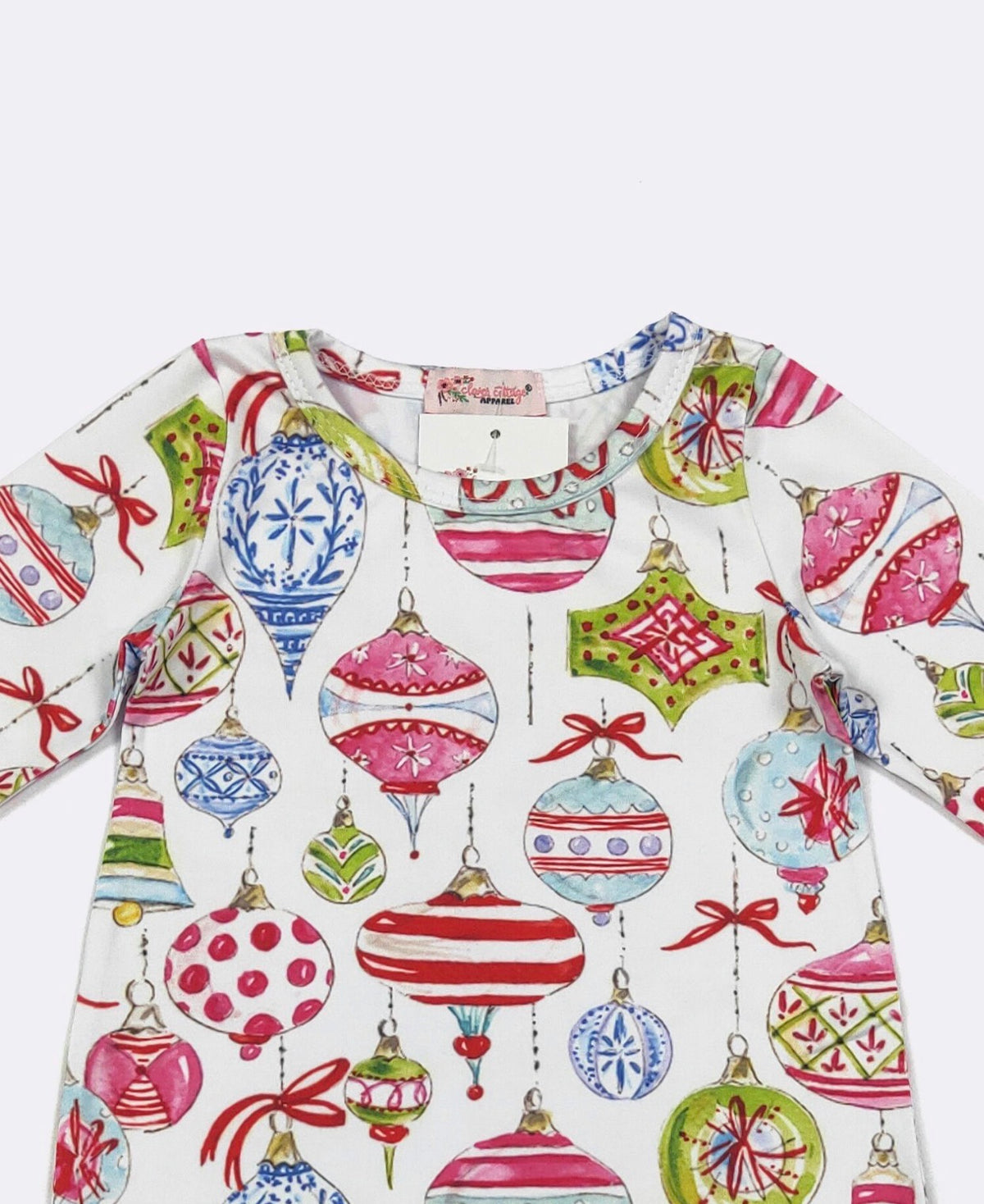 Glass Ornament Infant Girl's Romper
