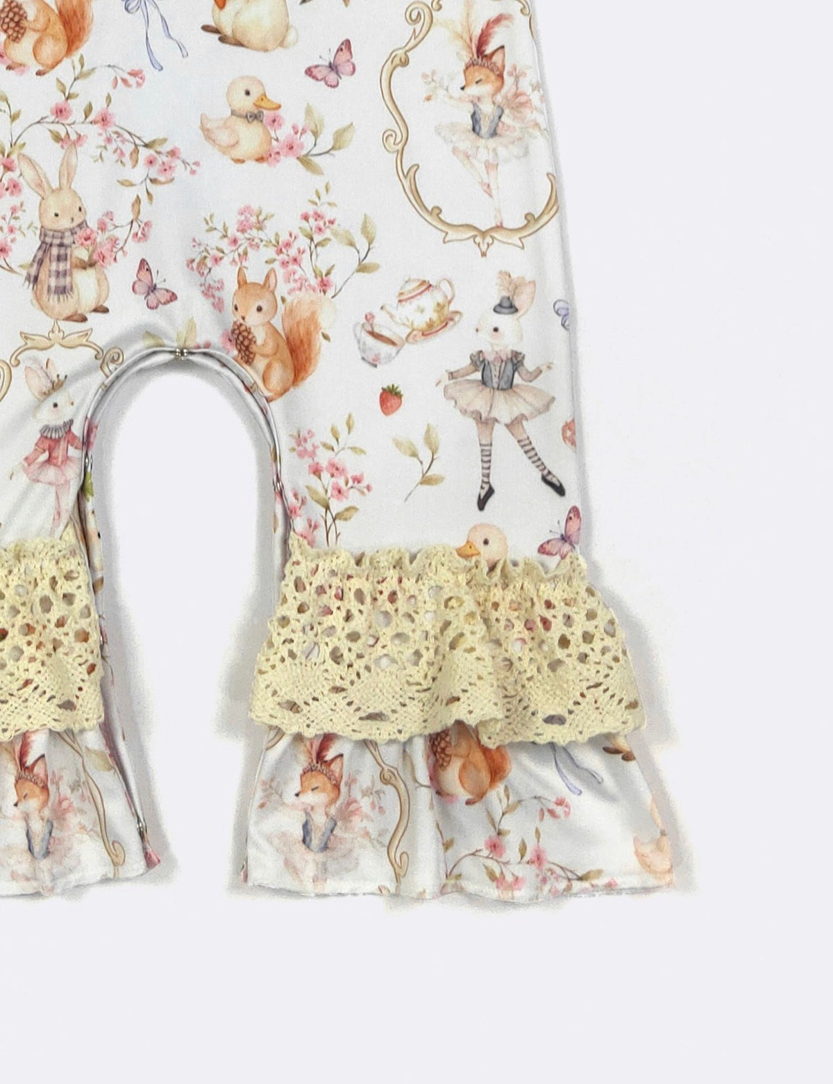 Antique Garden Girl's Infant Romper