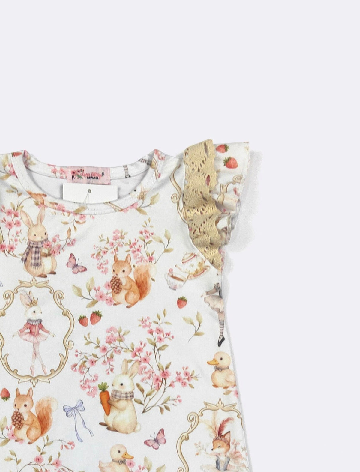 Antique Garden Girl's Infant Romper