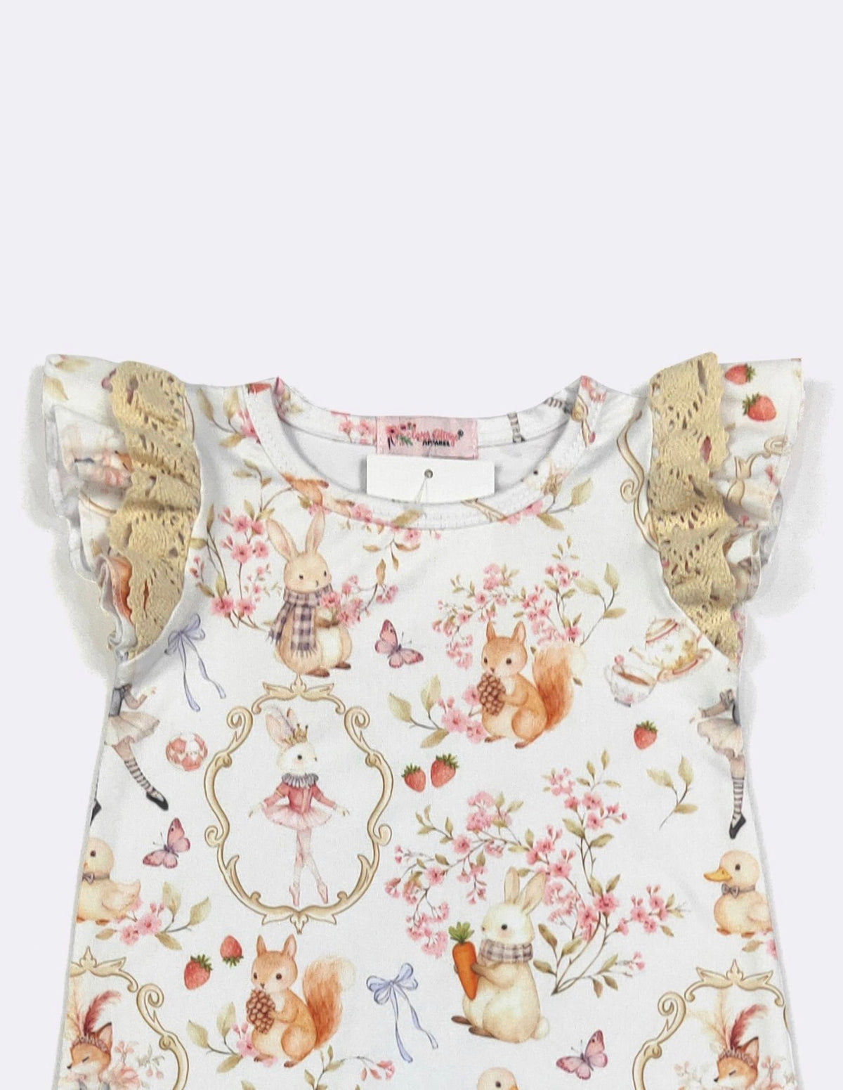 Antique Garden Girl's Infant Romper