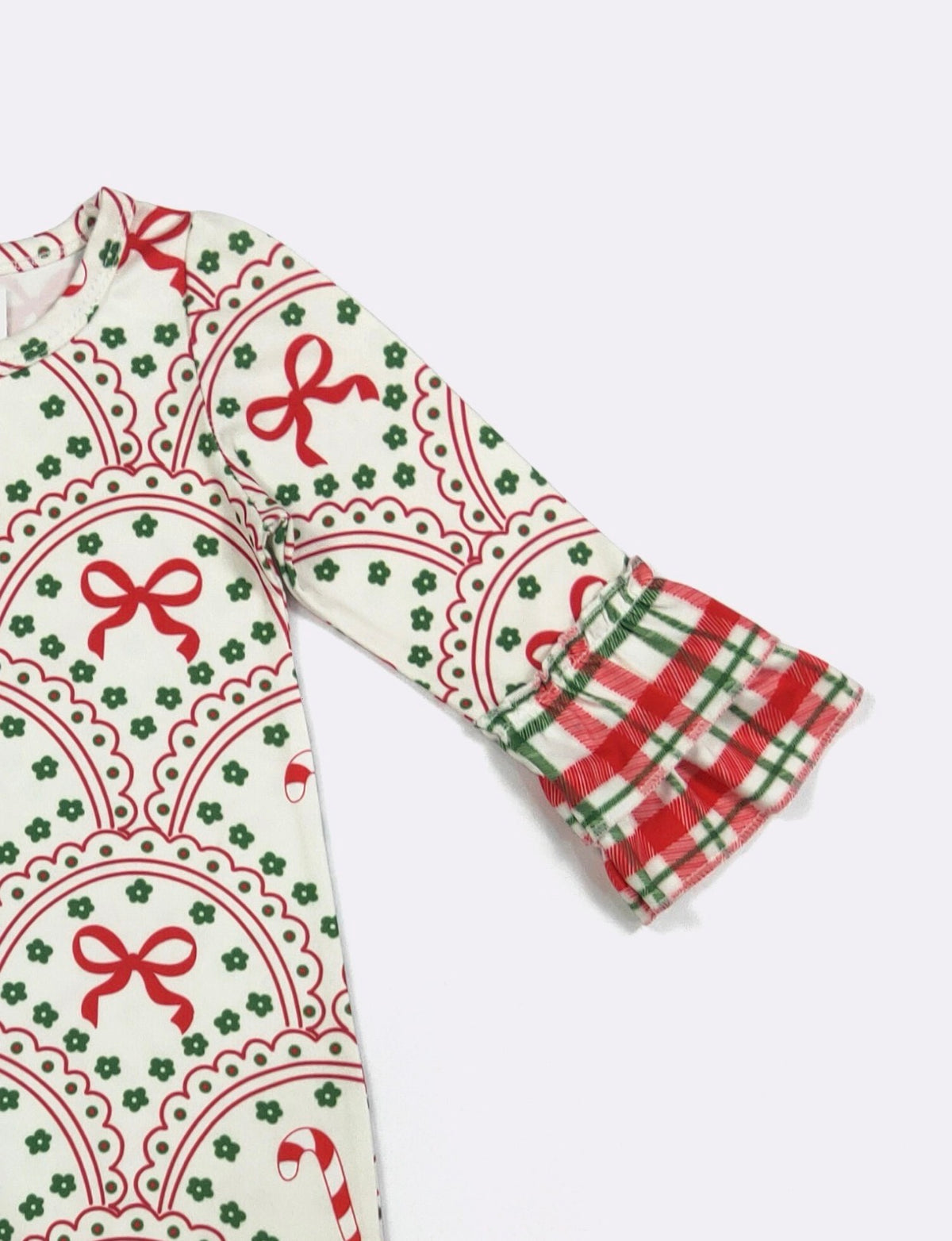 Scallop Candy and Bows Girl's Infant Romper