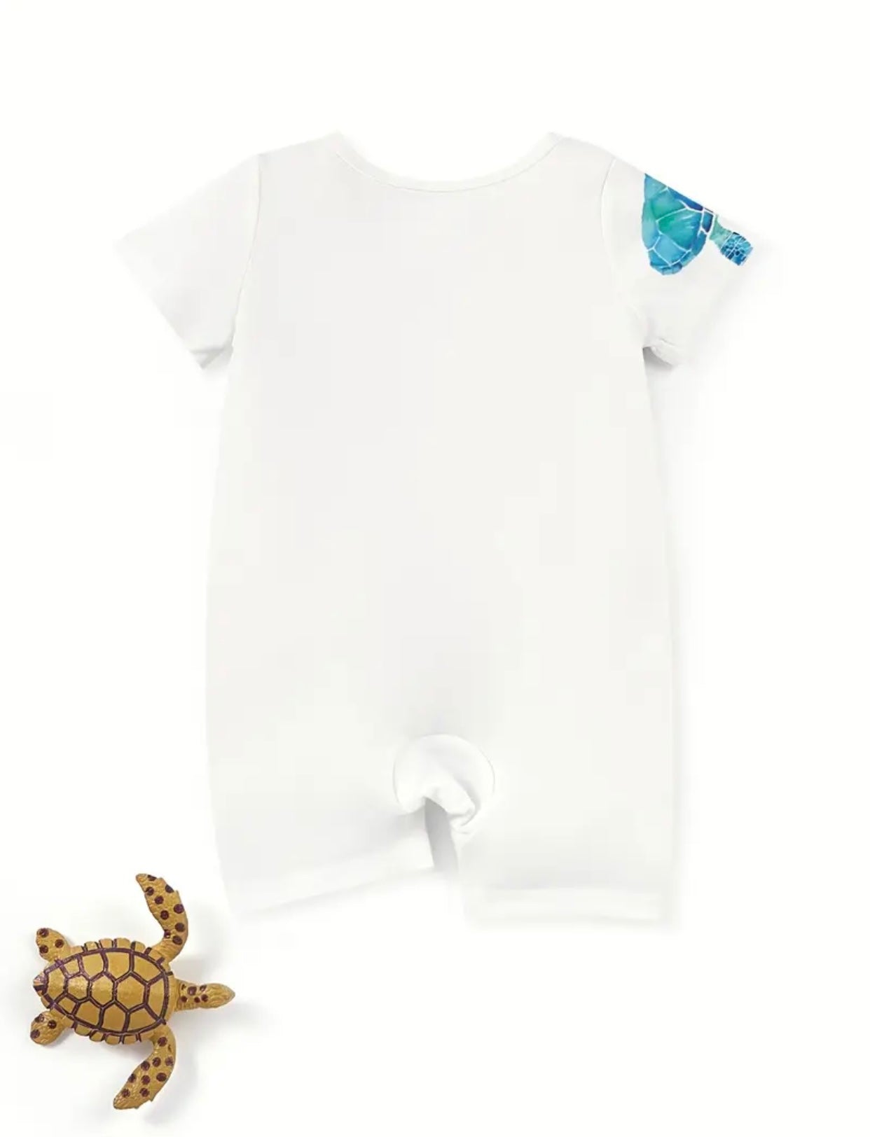 Turtle-y yours Infant Shorty Romper