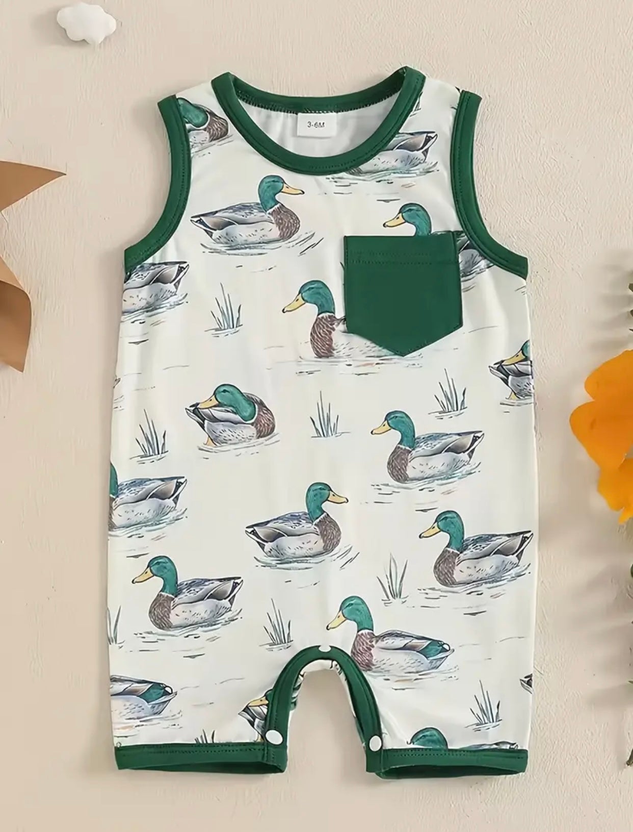 Meet me at the Lake-Boy's Shortie Romper