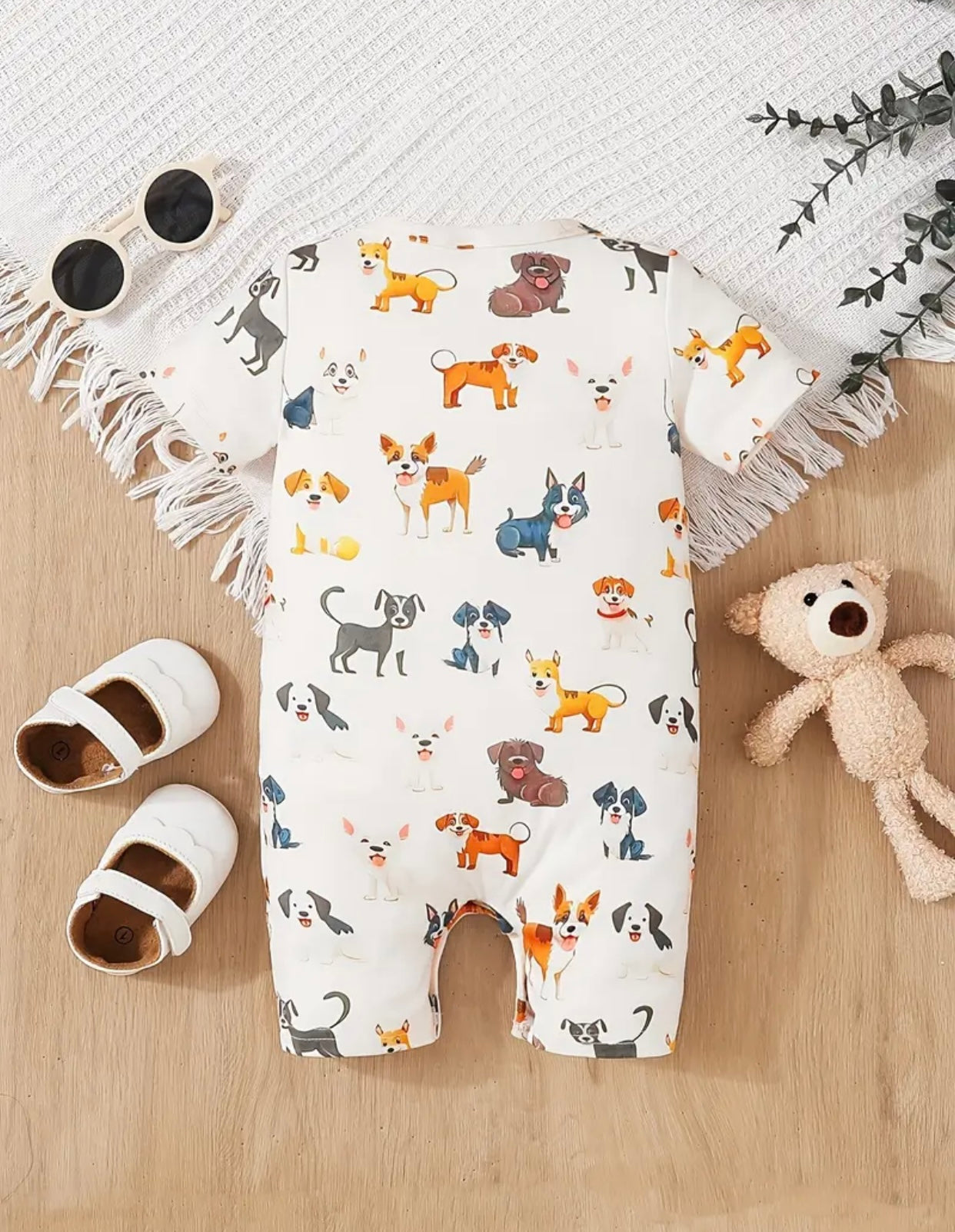 Puppy Pals Shorty Romper