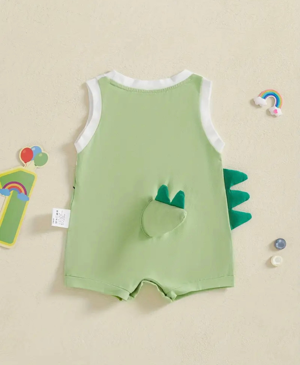 Croc-a-gator Sleeveless Shorty Romper