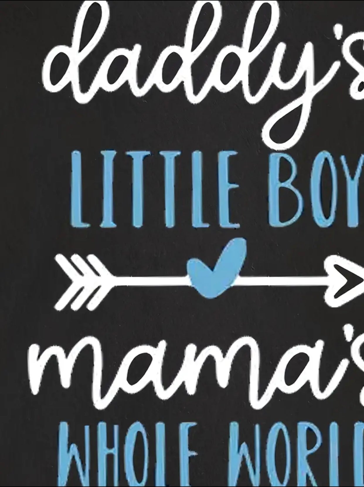Daddy's Boy-Mama's World Boy's Shorty Romper