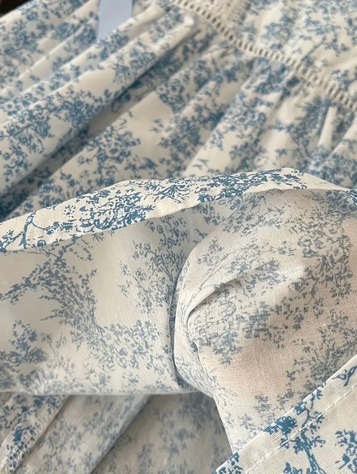 Dainty Floral and Lace A-line dress