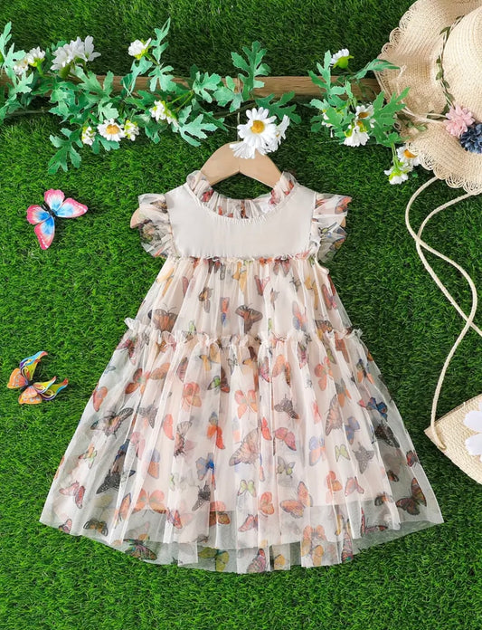 Flutter Away-Tulle A-line dress