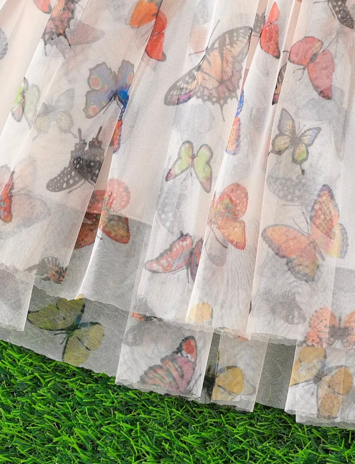 Flutter Away-Tulle A-line dress
