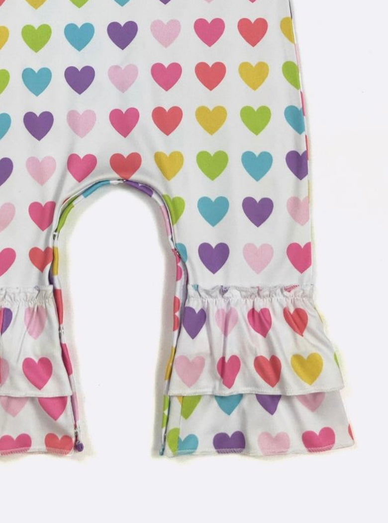 Bright hearted Girl's Infant romper