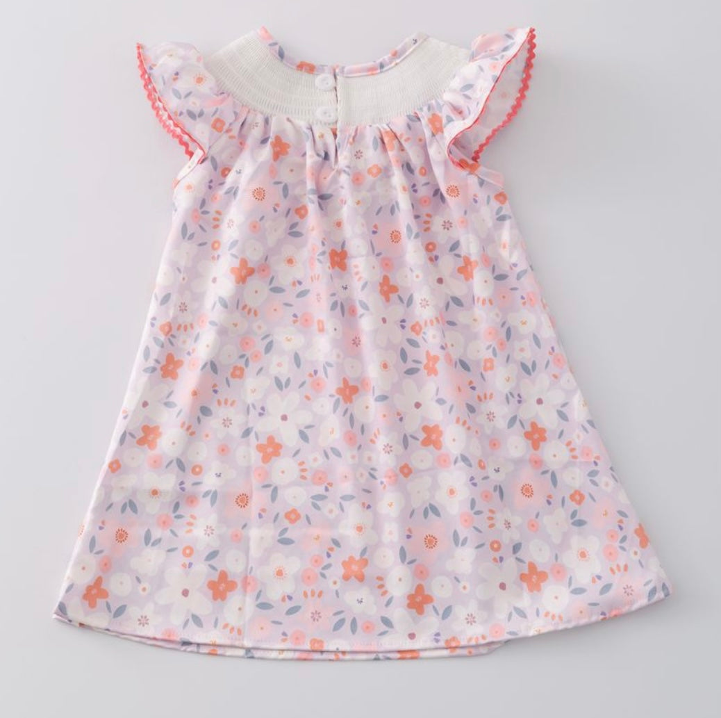 Carrot Patch Smocked Dress