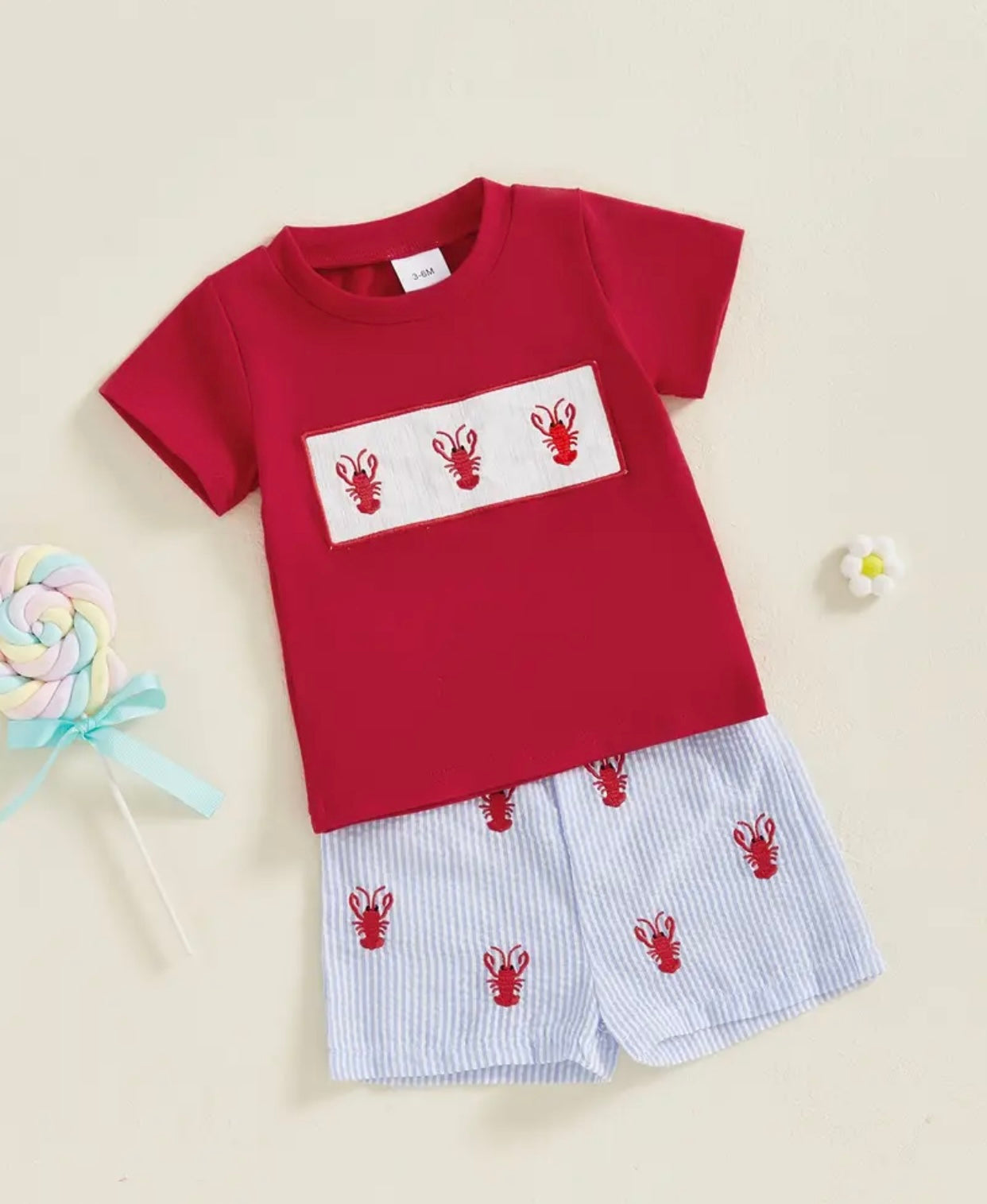 Lobster Boil 2 Pc Short set