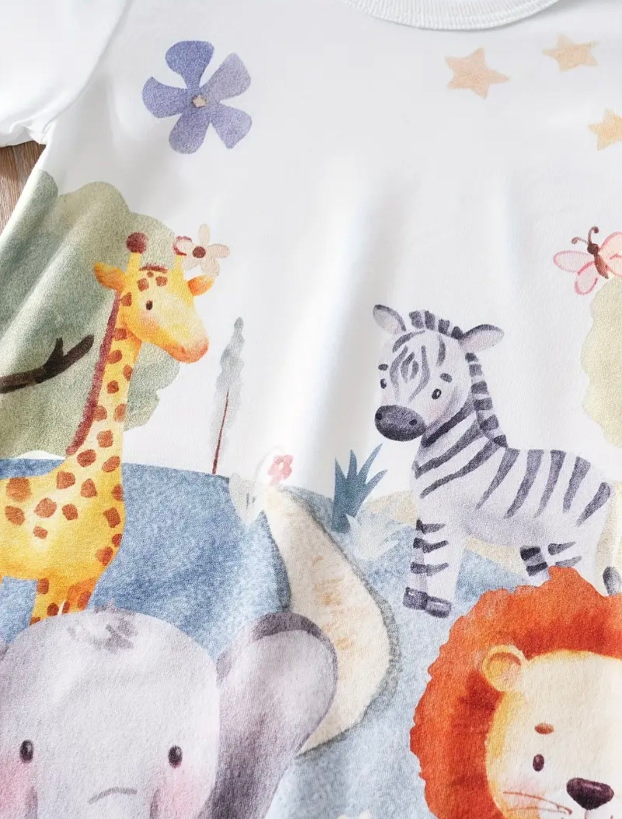 Jungle Babies Shorty romper