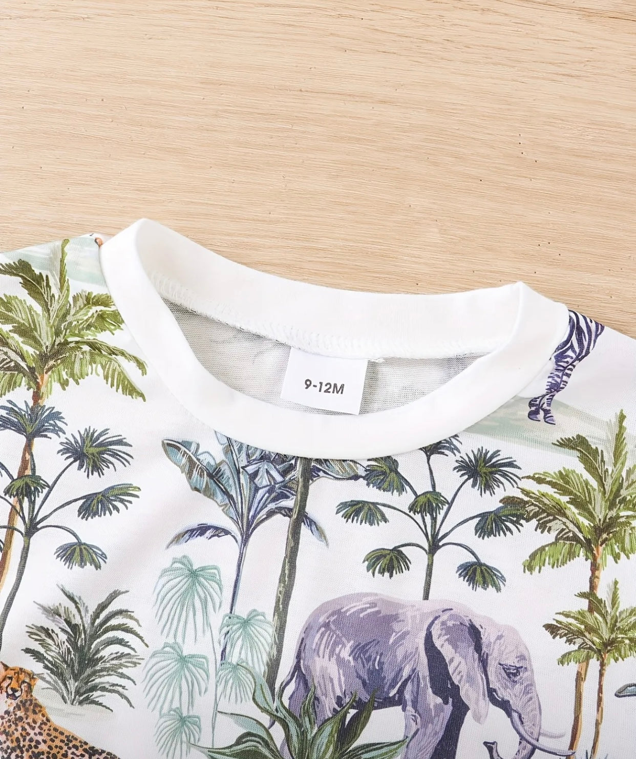 On Safari 2-Pc Onesie and Shorts