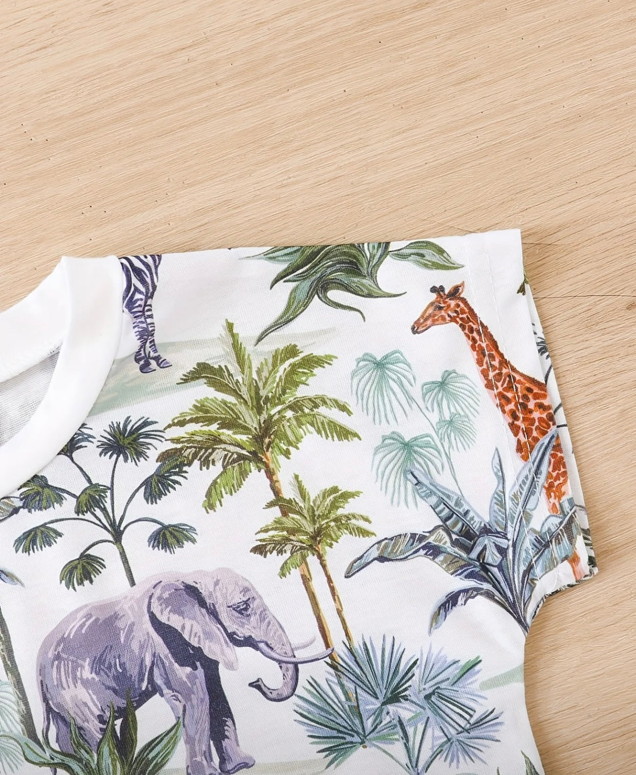 On Safari 2-Pc Onesie and Shorts